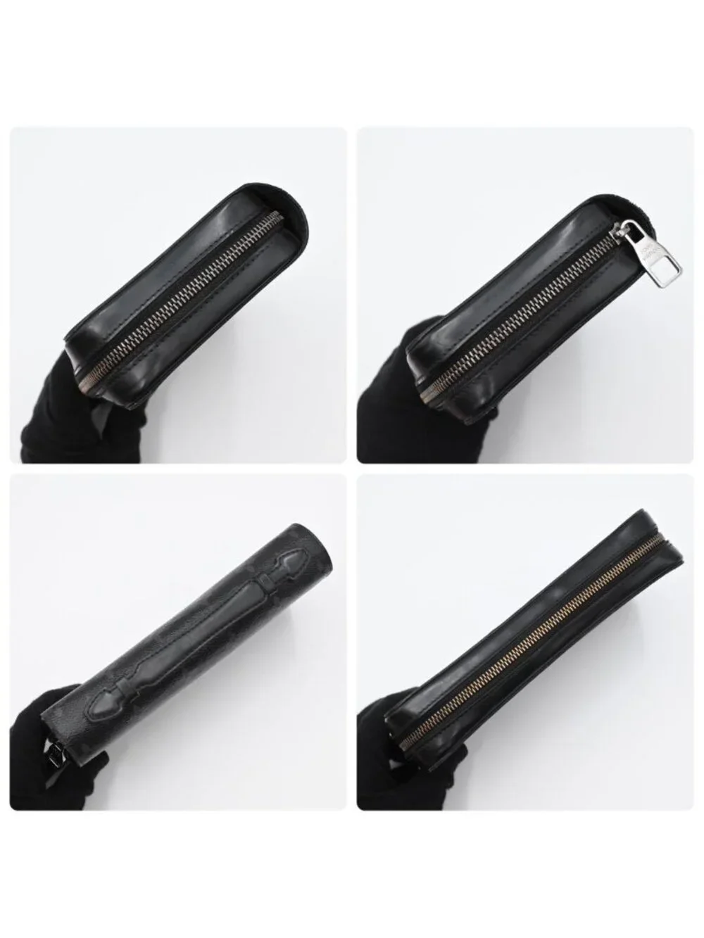 Louis Vuitton Monogram Eclipse Zippy XL Wallet Black